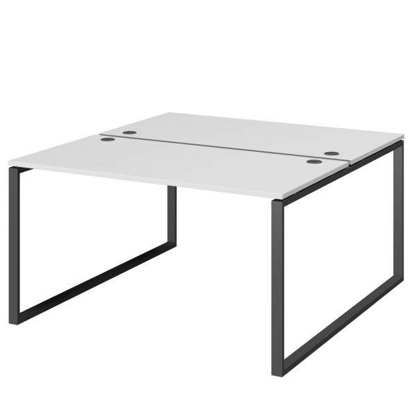 Бенч двойной на 2 рабочих места Арго-М АМБ.О-002.60 1200x1236x760 (Белый/Антрацит)