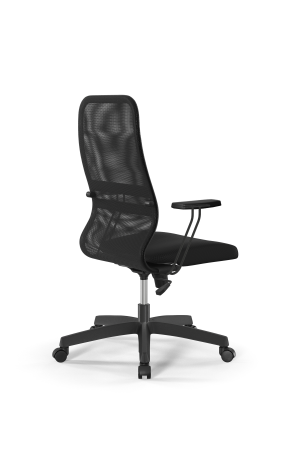 Кресло для руководителя Метта Sit 8 B2-8T - X1+UMF(X1) /Uh00/Wh00/T1bp-b(M09.B02.G15.W01) (Черный)