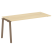 Проходной наборный элемент рабочей станции Metal System Style БА.ПРС-СП-1.4 1600x720x750 (Дуб Наварра/Серый металл)