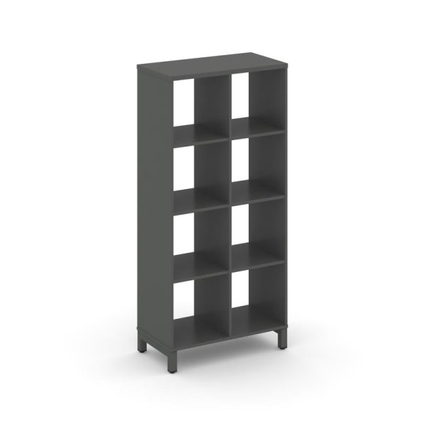 Каркас стеллажа 4 яруса SN.KS-420 (754х400х1615) (Антрацит/Металл Антрацит)