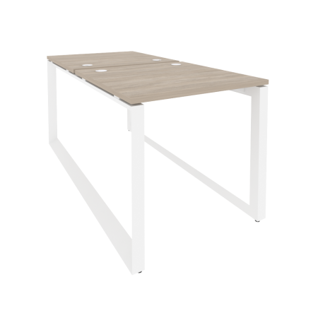 Рабочая станция на О-образном м/к Onix O.MO-D.RS-2.0.8 780x1635x750 (Дуб Аттик/Белый Металл)