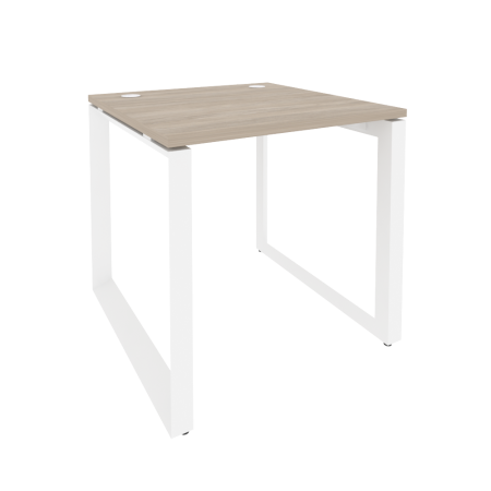 Стол рабочий на О-образном м/к Onix O.MO-SP-0.8 780x800x750 (Дуб Аттик/Белый Металл)
