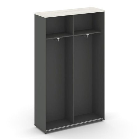 Шкаф-купе для одежды SN.SHK.E-003 (1200х400х1982) (Антрацит/Дуб Наварра)