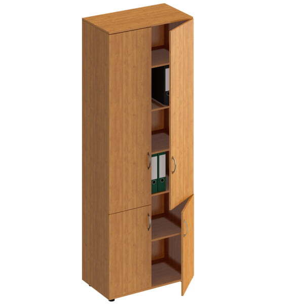 Шкаф для документов закрытый 4- дверный Формула ФР 373-1 800x450x2190 (Вяз светлый)