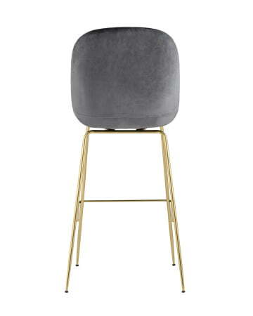 Стул барный Beetle со спинкой серый (Стул барный Турин серый)