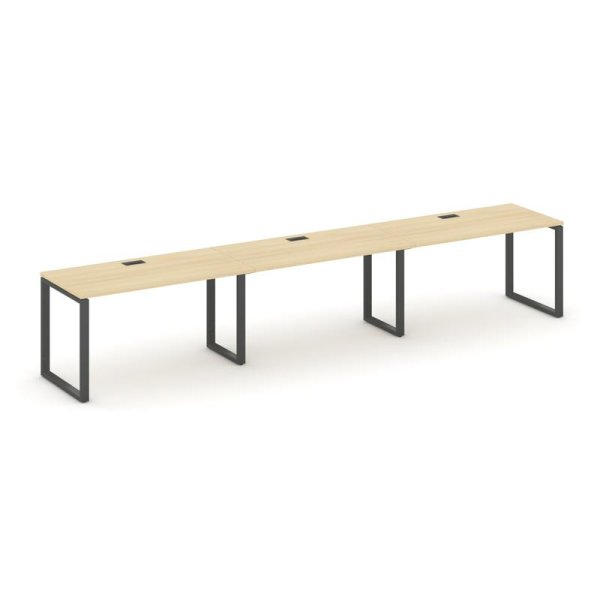 Рабочая станция 1 сторонняя SN-6O.ORS-054 (4740х800х750) (Акация Лорка/Металл Антрацит)