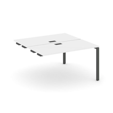 Стол-приставка к опорным элементам SN-6P.DPRS-024 (1580х1632х750) (Белый/Металл Антрацит)