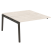 Наборный элемент рабочей станции на деревянных опорах Onix Wood OW.2.NRS-3.8 1380x1635x750 (Тиквуд Светлый/Дуб Темный)