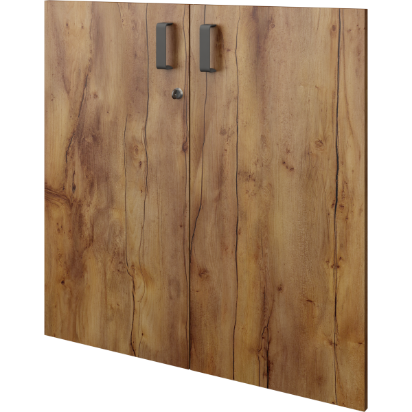 Дверь Смарт черные ручки СМД-28.Ф 784x18x810 (Таксония)