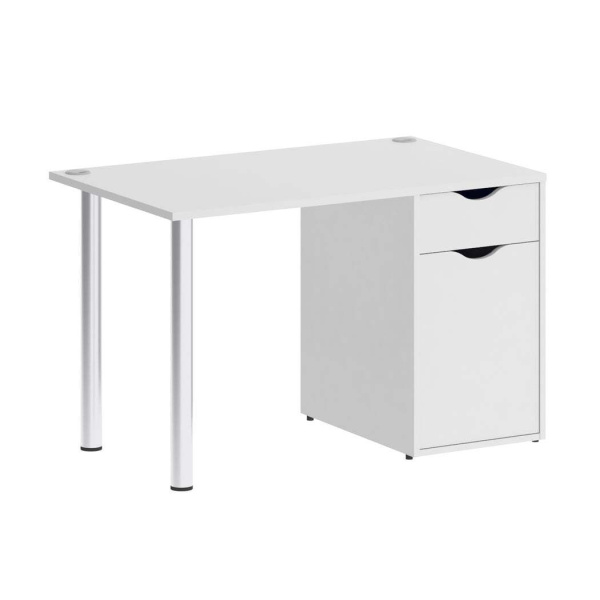 Стол письменный VR.SP-3-118.1 1180x720x750 (Белый Бриллиант)