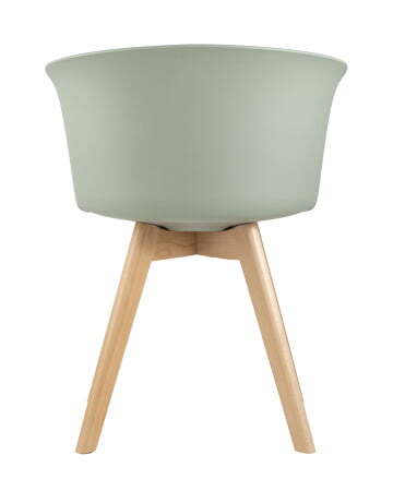 Стул Blossom с подушкой серо-зеленый (Стул пластиковый Blossom серо-зеленый)