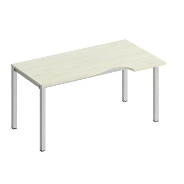 Стол эргономичный правый на металлокаркасе КФ Комфорт КФ К.1140 1600x900x750 (Дуб шамони светлыйСерый)