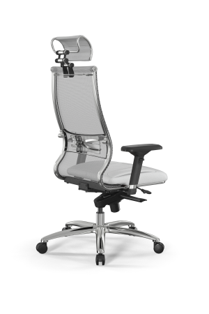 Кресло для руководителя Метта Samurai L2-6D - TS+Infinity /Kc00/Wm06/D04P/H2cL-3D(M06.B31.G04.W03) (Белый)