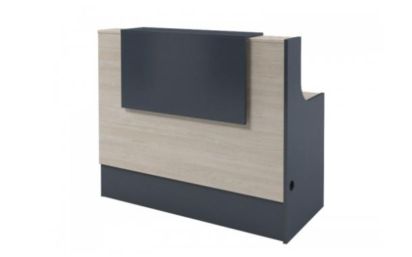 Дополнительная секция рецепции прямой (необходима стойка i-86) Инновация I-96 1372х645х1151 (Акация Морава/Антрацит)