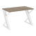 Стол рабочий VR.L-SRZ-2.7 1180x720x750 (Тиквуд Темный/Белый металл)