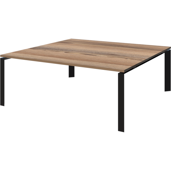 Стол переговорный на металлокаркасе Аргентум-МП НТМП.П-120.11 1200x1100x750 (Дуб сафари/Антрацит)