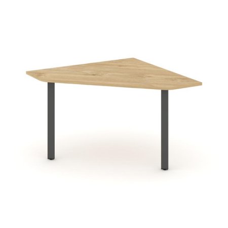 Угловой элемент переговорного стола SN-6.UPRG-031 (1180х1180х750) (Тиквуд Светлый/Металл Антрацит)