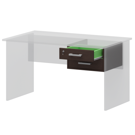 Тумба подвесная Арго АТ-02 430x450x280 (Дуб венге)