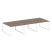 Рабочая станция Metal System Style БО.СМ-6.2 3600x1475x750 (Дуб Наварра/Серый металл)