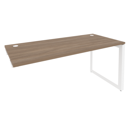 Стол-приставка на О-образном м/к к опорным элементам Onix O.MO-SPR-4.7 1580x720x750 (Дуб Аризона/Белый Металл)
