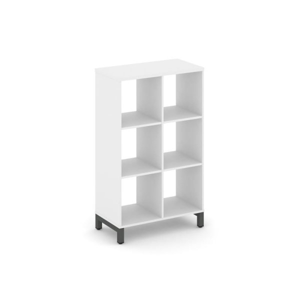 Каркас стеллажа 3 яруса SN.KS-320 (754х400х1248) (Белый/Металл Антрацит)