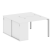 Рабочая станция с опорным шкафом-купе Metal System Style БП.РС-СШК-1.1 1410x1475x750 (Дуб Наварра/Серый металл)