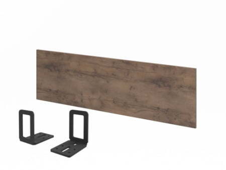 Экран настольный ЛДСП к одному столу L-059-1 1350х18х400 (Таксония Шоколадная)