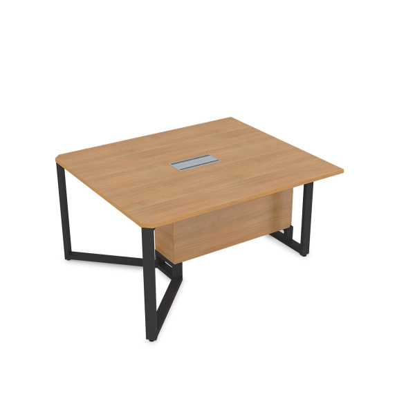 16СКН.162 Стол-квадрат бенч, начальный модуль  (1200x1600x750) (Romano | Черный)