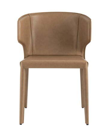 Стул Арманд экокожа коричневый (Стул Арманд коричневый)