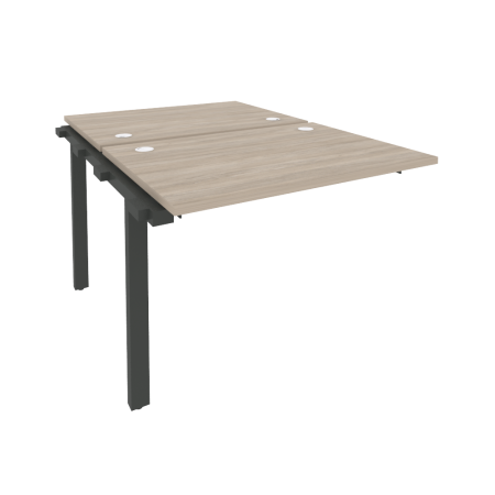 Наборный элемент рабочей станции на м/к Onix O.M-2.NRS-1.7 980x1475x750 (Дуб Аттик/Черный металл)