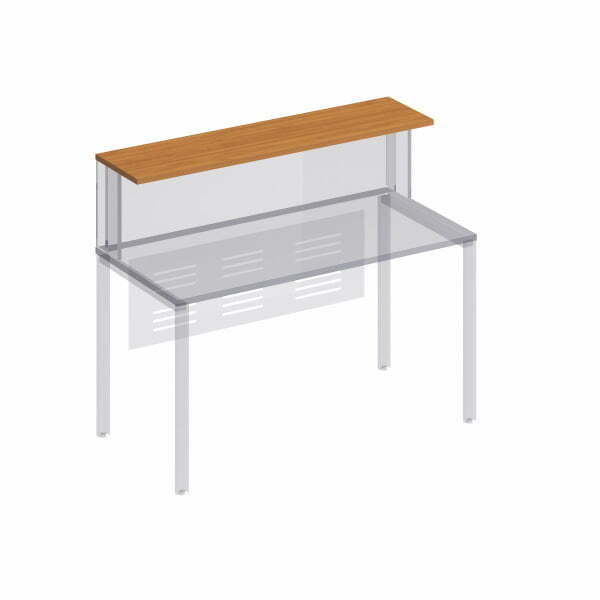 Полка настольная Формула МП ФР 408 1400x350x22 (Вяз светлый)