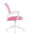 Кресло офисное TopChairs ST-BASIC-W розовый крестовина пластик белый (Компьютерное кресло ST-BASIC-W розовый)