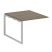 Проходной наборный элемент переговорного стола Metal System Style БО.ППРГ-1 1000x1235x750 (Дуб Наварра/Серый металл)
