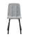 Стул Oliver Square велюр светло-серый (Стул Oliver светло-серый)