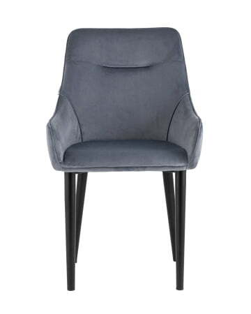 Стул Джоан велюр серый (Стул Джоан серый)