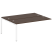 Проходной наборный элемент рабочей станции Metal System Style БП.ПРС-СП-2.5 1800x1475x750 (Дуб Наварра/Серый металл)