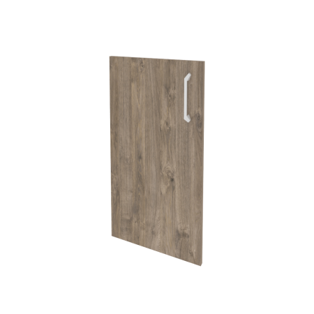 Дверь ЛДСП низкая левая Onix O.D-3L 396x18x766 (Тиквуд Темный)