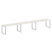 Рабочая станция Metal System Style БО.СМ-3.4 4800x720x750 (Дуб Наварра/Серый металл)