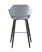 Стул барный Саймон велюр серый (Стул барный Саймон серый)