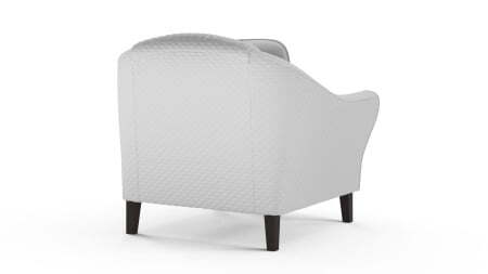 Кресло Monreal (1210x1020x1000) Молочный (Молочный)