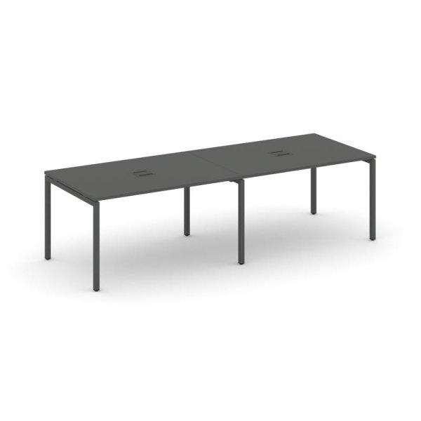 Стол переговорный SN-4P.SPRG-011 (1960х980х750) (Антрацит/Металл Антрацит)