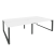 Рабочая станция на О-образном м/к Onix O.MO-D.RS-4.3.8 2760x1635x750 (Тиквуд Темный/Белый Металл)