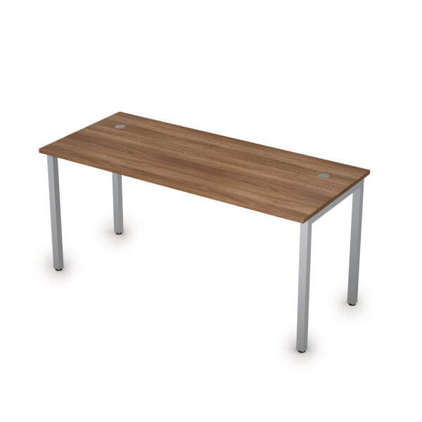 Стол письменный для персонала на металлокаркасе Стиль 2М.104 1600x700x750 (Шамони темныйСерый)