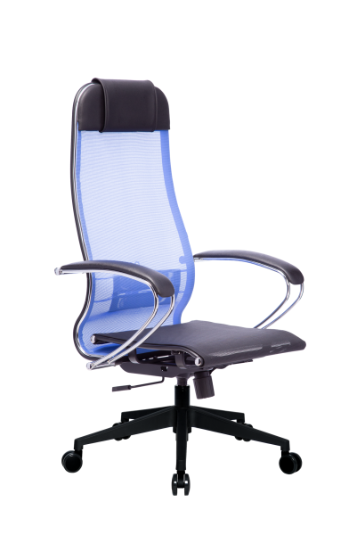 Кресло для руководителя Метта МЕТТА-4(MPRU)/подл.131/осн.002 (Васильковый)