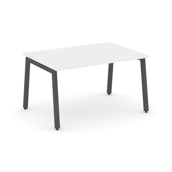 Стол переговорный SN-5A.SPRG-002.3 (1180х980х750) (Белый/Металл Антрацит)