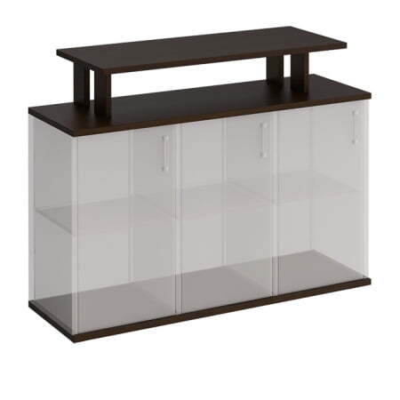 Топ для шкафа с надстройкой и нижним щитом Борн B 801 1426x450x18 (Венге)