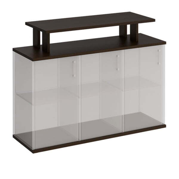 Топ для шкафа с надстройкой и нижним щитом Борн B 801 1426x450x18 (Венге)