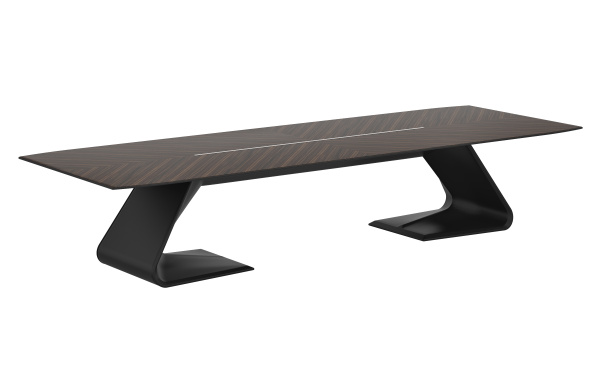 Стол переговоров BUGATTI 400 (4000х1400х760) (Эбеновое дерево M-EB-02C)