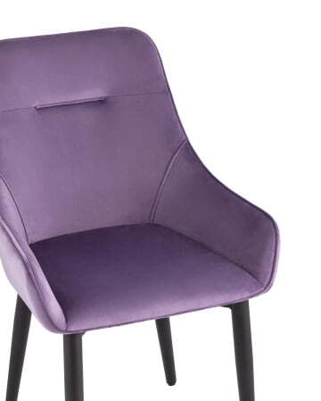 Стул Диана велюр пыльно-фиолетовый (Стул Диана фиолетовый)