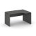 Стол рабочий эргономичный SN-D.SPA-011(R) (1380х700/980х750) (Тиквуд Светлый/Антрацит)